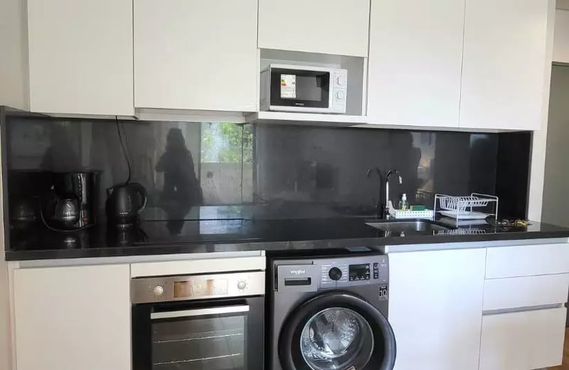 Departamento de 2 habitaciones con balcón en el 5° piso en un edificio nuevo con comodidades, Palermo, Buenos Aires