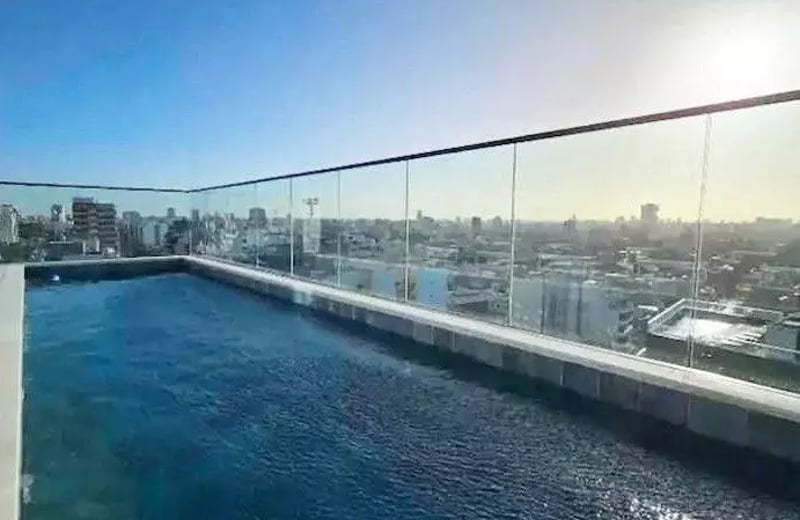 Departamento de 2 habitaciones con balcón en el 5° piso en un edificio nuevo con comodidades, Palermo, Buenos Aires