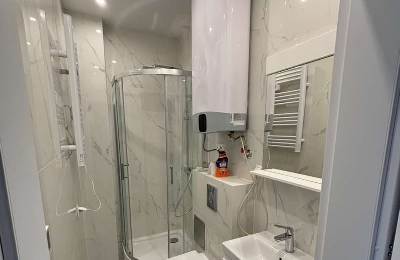 Location d'un studio compact et moderne, 22 m², quartier de Bronowice, Cracovie, Pologne