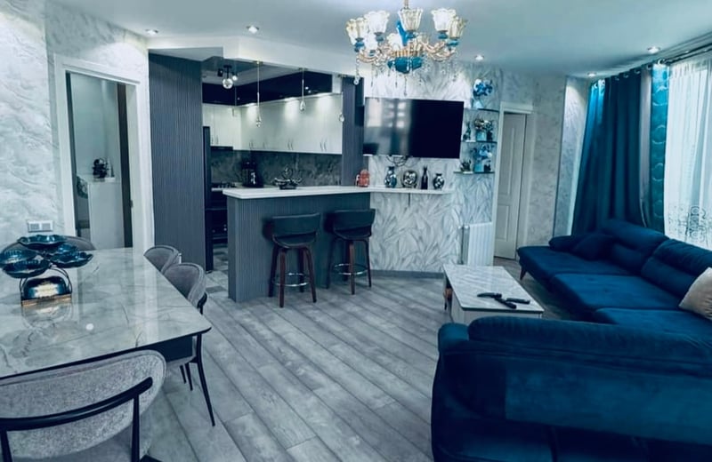Spacious and furnished apartment for rent with a sea view, Batumi