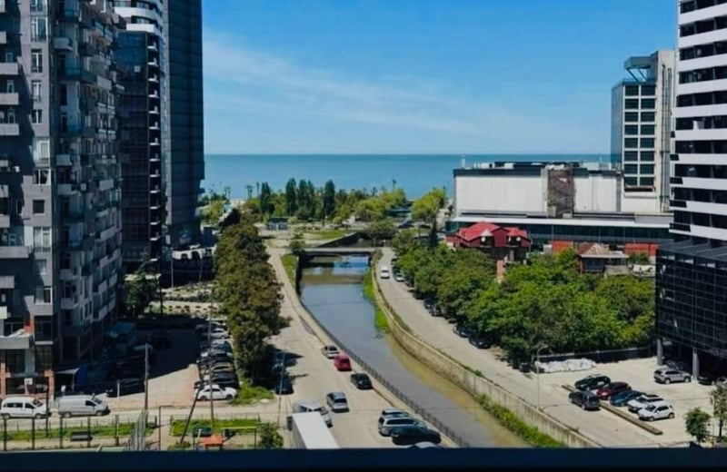 Spacious and furnished apartment for rent with a sea view, Batumi