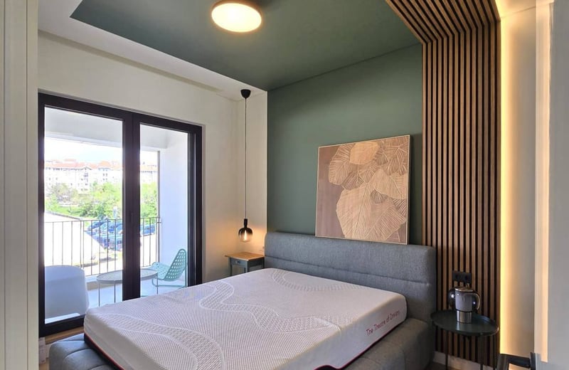Miete einer modernen Wohnung, 60 m², Banovo Brdo Residence, Belgrad, Serbien