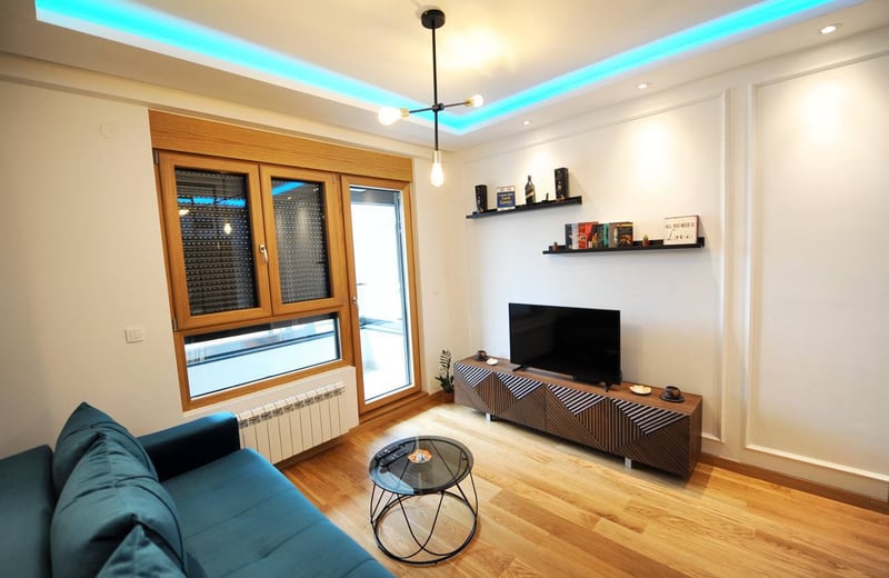 Alquiler de apartamento moderno, 48 m², Wellport, Nuevo Belgrado, Serbia