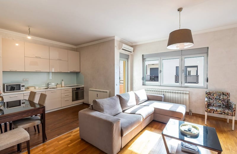 Rent of a modern, comfortable apartment, 58 m², Vračar, Belgrade, Serbia