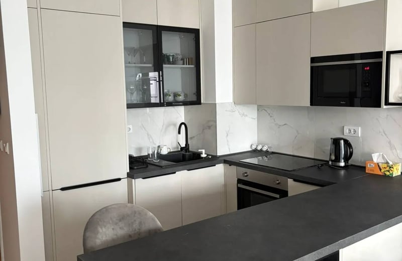 Alquiler de apartamento moderno y confortable, 70 m², Residencial Wellport, Nuevo Belgrado, Serbia