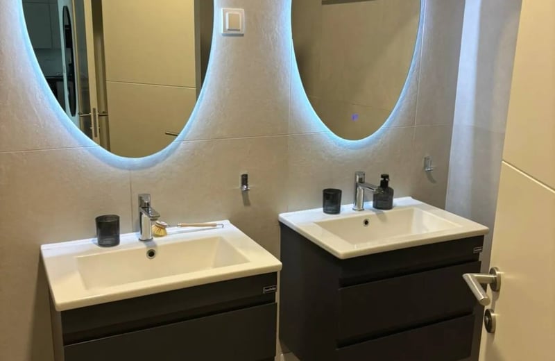 Alquiler de apartamento moderno y confortable, 70 m², Residencial Wellport, Nuevo Belgrado, Serbia