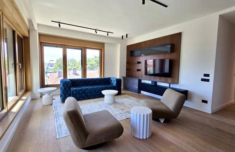 Alquiler de apartamento moderno y espacioso, 92 m², Belgrado, Serbia