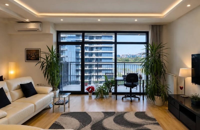 Rent a premium apartment with river view, 89 m², BW Vista, Belgrade, Serbia