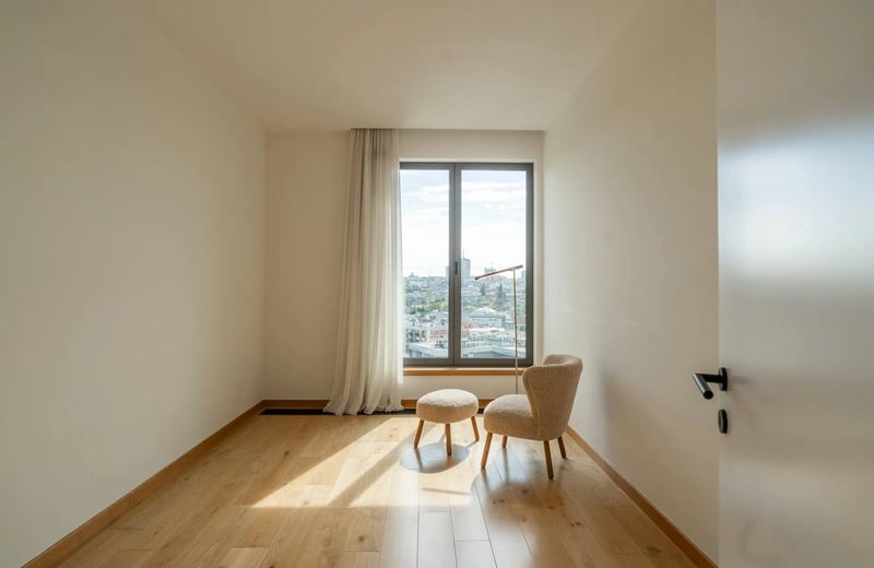 Alquiler de penthouse de lujo, 144 m², Complejo Residencial Novi Dorćol, Belgrado, Serbia