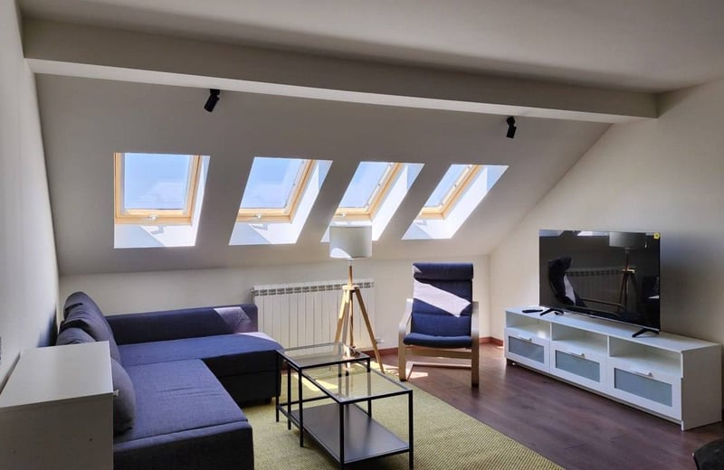 Helle, gemütliche Wohnung 52m² mit Terrasse zur Miete, Čukariča, Belgrad, Serbien