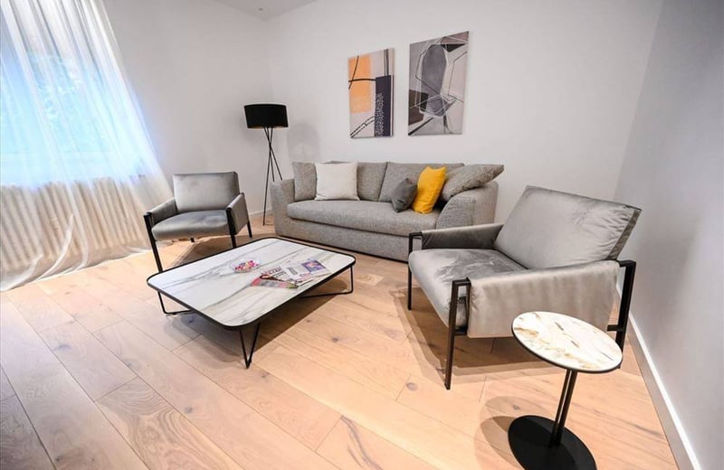 Bright Apartment 60m² for Rent in City Center, Belgrade, Serbia