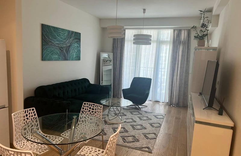 Apartamento amueblado 55m² en alquiler en complejo residencial BW Aurora, Belgrado, Serbia