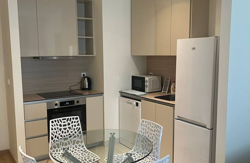 Apartamento amueblado 55m² en alquiler en complejo residencial BW Aurora, Belgrado, Serbia