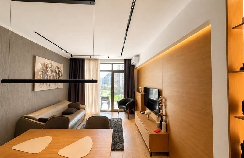 Apartamento moderno 55m² en alquiler en complejo residencial BW Aurora, Belgrado, Serbia