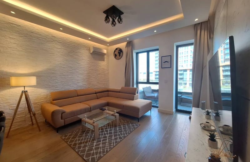 Spacious, Cozy Apartment 78m² for Rent in BW Scala Residential Complex, Belgrade, Serbia