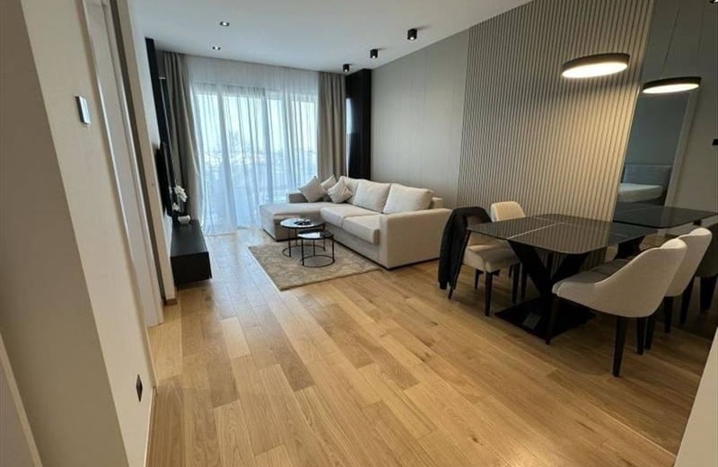 Bright Apartment 56m² for Rent in Novi Dorčol Residential Complex, Belgrade, Serbia