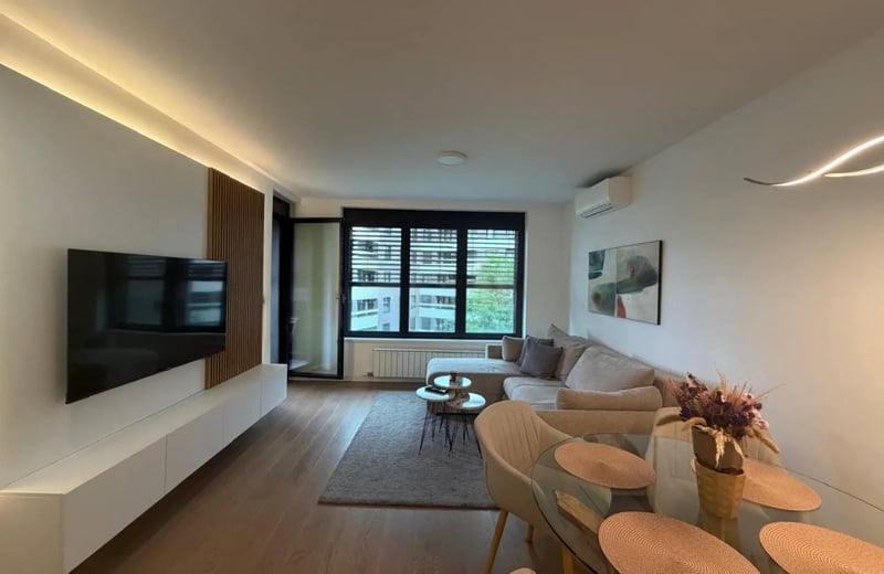 Аренда уютной квартиры 45м² в ЖК The One, Новый Белград, Сербия