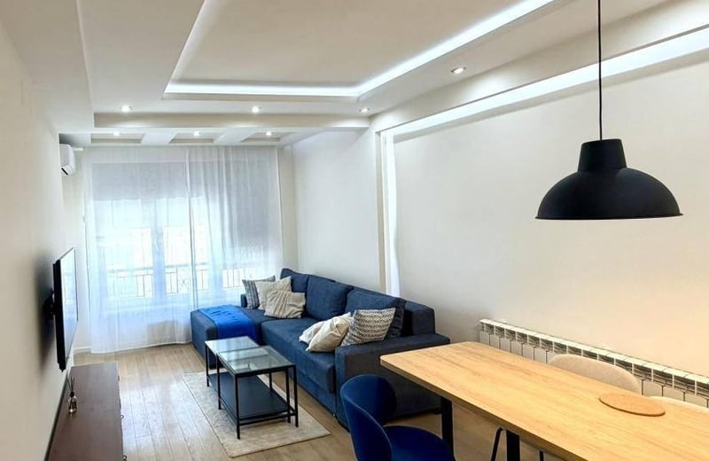 Bright Apartment 45m² for Rent in City Center, Belgrade, Serbia