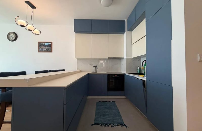 Cozy Apartment 56m² for Rent in Wellport Residential Complex, New Belgrade, Serbia