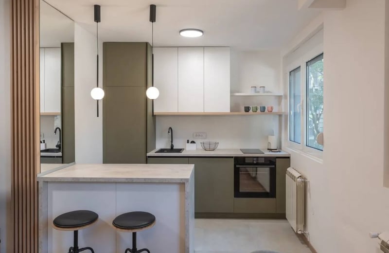 Apartamento acogedor 38m² en alquiler cerca de la fortaleza de Kalemegdan, Belgrado, Serbia