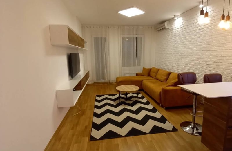 Cozy Studio Apartment 35m² for Rent in A Blok Residential Complex, Belgrade, Serbia