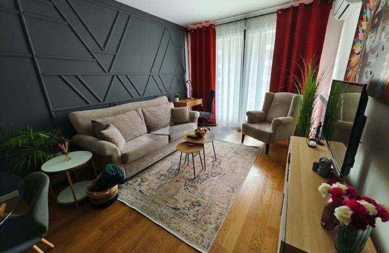 Furnished Apartment 46m² for Rent in Sunnyville Residential Complex, Belgrade, Serbia