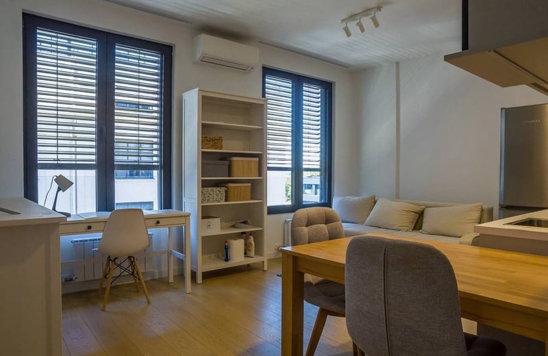 Helle Wohnung 40m² zur Miete im Wohnkomplex K-District, Belgrad, Serbien