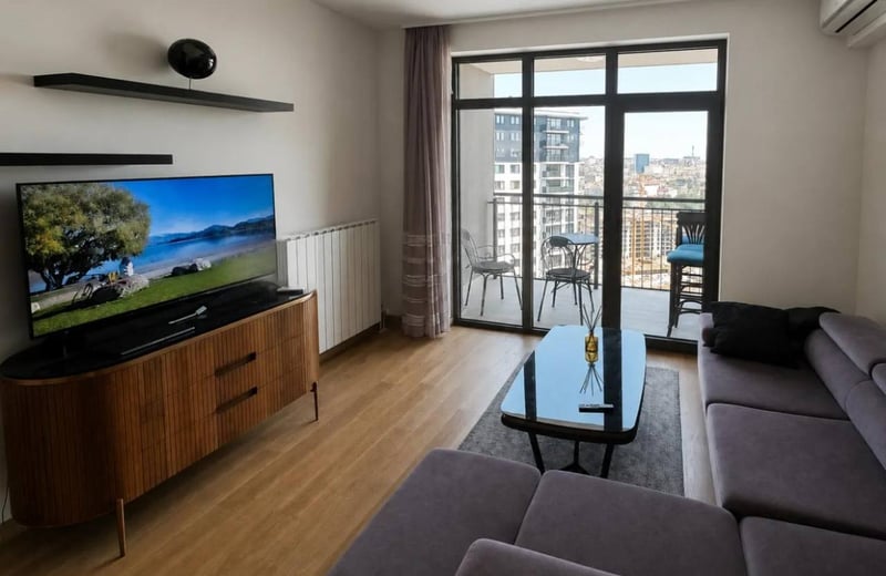Cozy Apartment 55m² for Rent in BW Aurora Residential Complex, Belgrade, Serbia