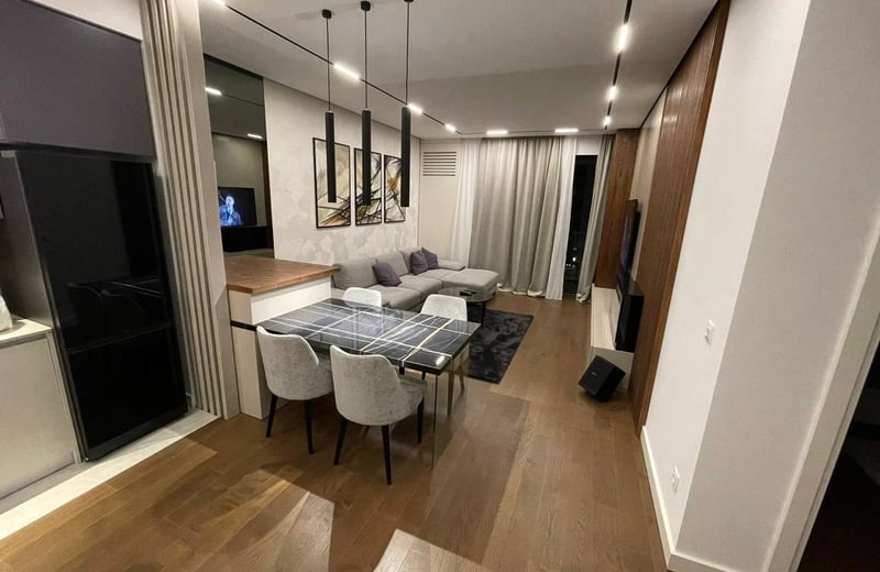 Apartamento espacioso 75m² en alquiler en complejo residencial BW Terraces, Belgrado, Serbia