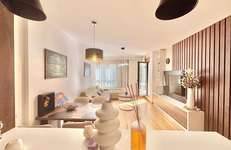 Espacioso apartamento de 97 m² en alquiler en el moderno complejo Wellport Belgrade, Belgrado, Serbia