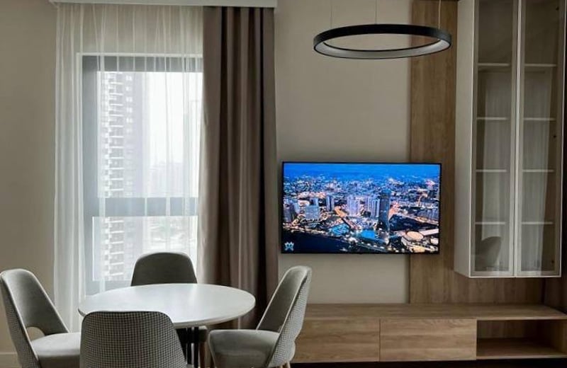Möblierte 63 m² Wohnung zur Miete mit Flussblick im Premium-Komplex BW Aria, Belgrad