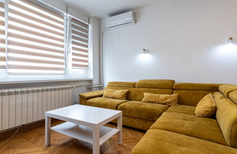 Bright 45 m² apartment for rent in Vračar, Belgrade, Serbia