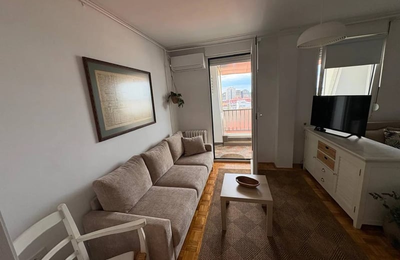 Bright 33 m² apartment for rent in the city center, Belgrade, Serbia