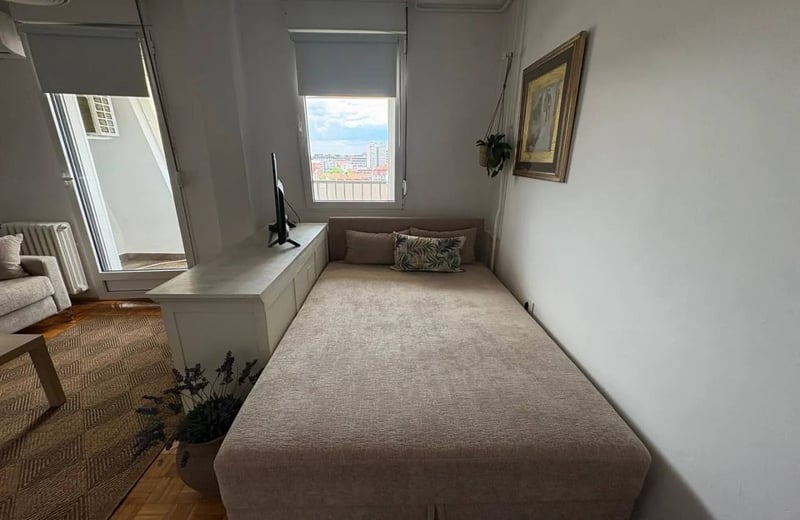 Bright 33 m² apartment for rent in the city center, Belgrade, Serbia