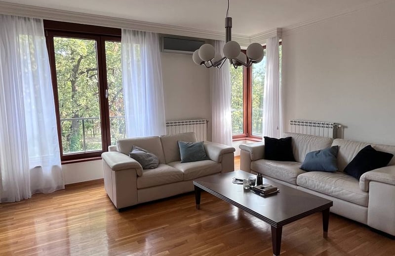 Аренда уютной меблированной квартиры 85 м² в районе Дединье, Белград, Сербия