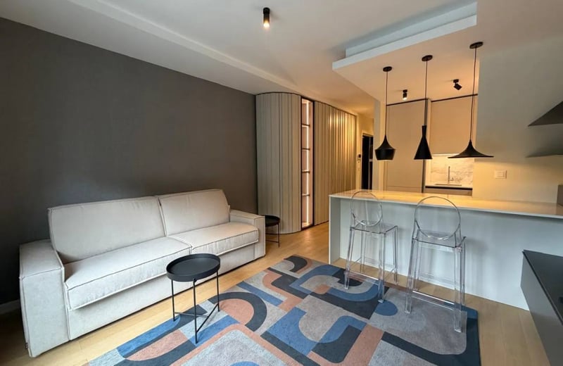 Alquiler de compacto apartamento tipo estudio de 35 m² en Vračar, Belgrado, Serbia