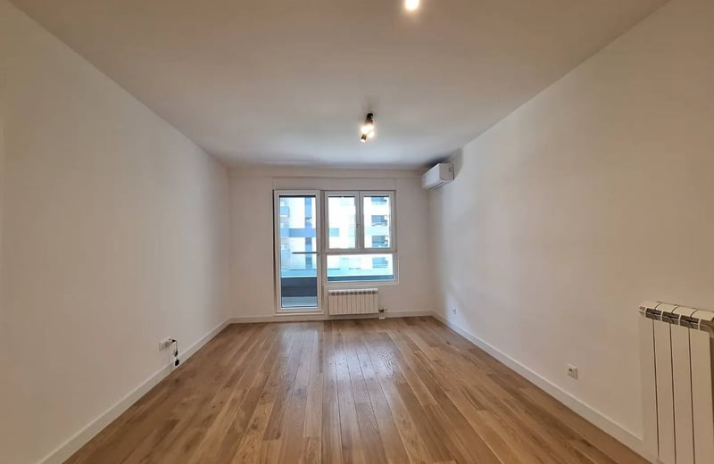Alquiler de apartamento de 53 m² en el complejo residencial prémium Newport, distrito de Novi Beograd, Belgrado, Serbia