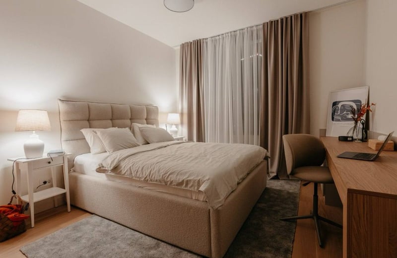 Luxuriöses Apartment 86 m² im Wohnkomplex BW Eterna, Belgrad an der Donau, Belgrad, Serbien zu vermieten