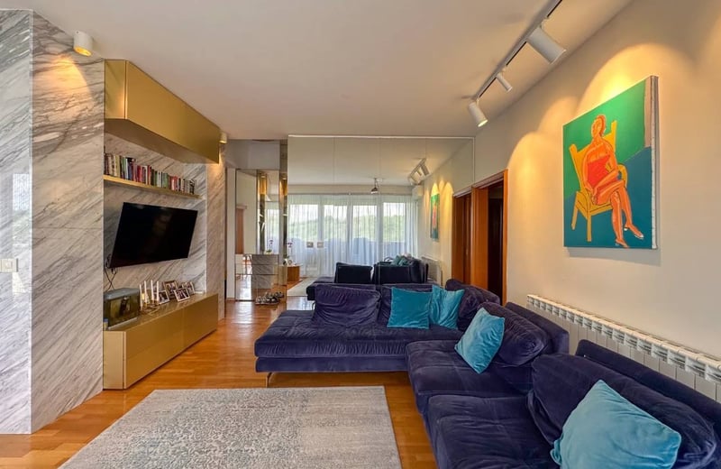 Geräumiges Apartment 120 m² in Dedinje, Belgrad, Serbien zu vermieten