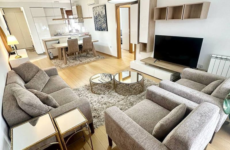 Appartement de 3 pièces élégant de 74 m² dans un immeuble neuf à Vračar, Belgrade, Serbie