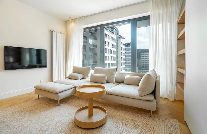 Estudio acogedor y luminoso de 31 m² en el complejo residencial prémium Soul 64, Novi Beograd, Serbia