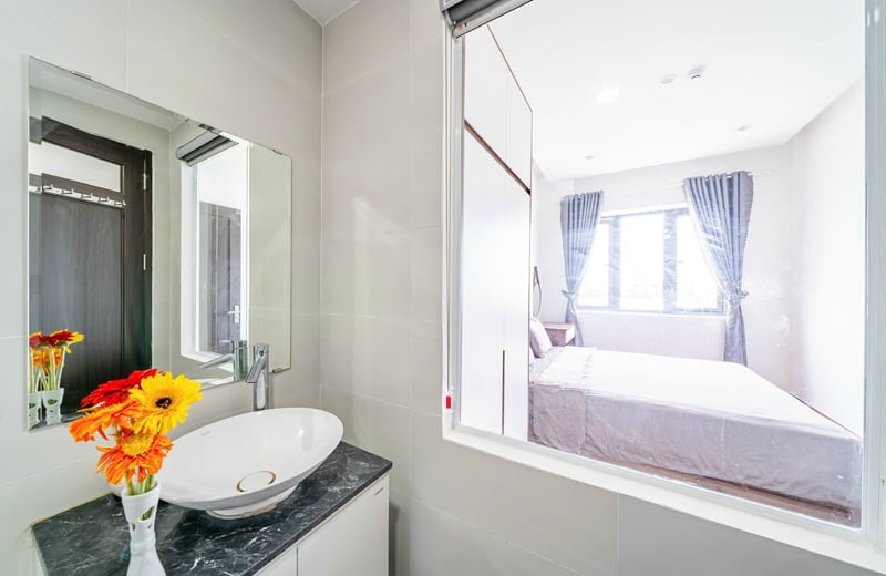 Bright, furnished 45 m² apartment for rent near the beach, Da Nang, Vietnam