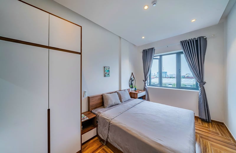Bright, furnished 45 m² apartment for rent near the beach, Da Nang, Vietnam