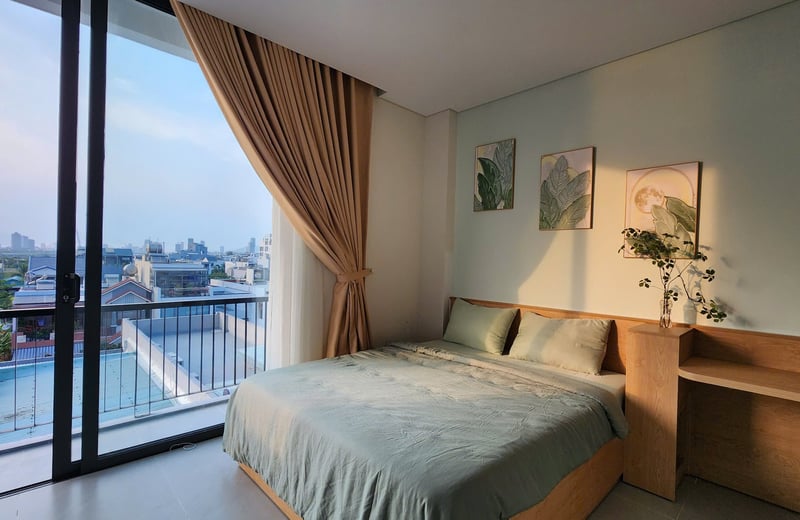 Gemütliche Wohnung mit Flussblick zu vermieten, Da Nang, Vietnam