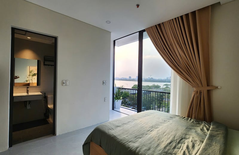 Gemütliche Wohnung mit Flussblick zu vermieten, Da Nang, Vietnam