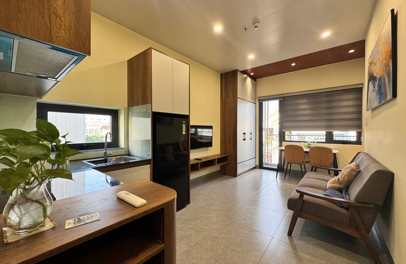 Zu vermieten: Möbliertes 1-Zimmer-Apartment mit Balkon, Son Tra, Da Nang, Vietnam