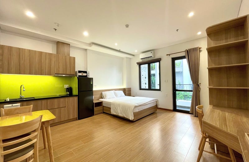 Alquiler de estudio de lujo, amueblado, cerca del mar, 40 m², My An, Da Nang, Vietnam