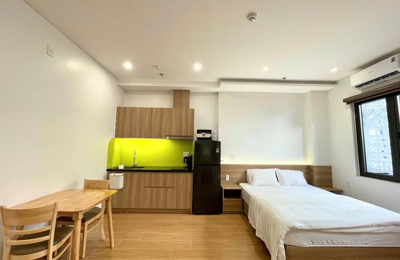 Alquiler de estudio de lujo, amueblado, cerca del mar, 40 m², My An, Da Nang, Vietnam