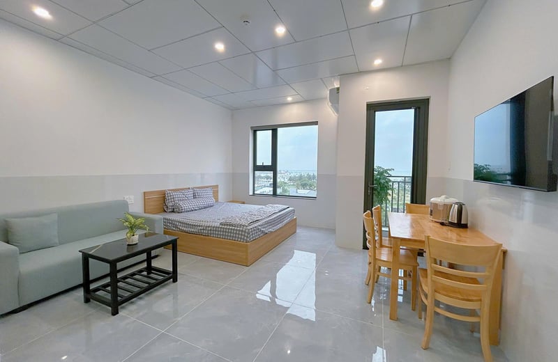 Аренда новой, светлой студии с видом на горы, Сон Тра, Дананг, Вьетнам