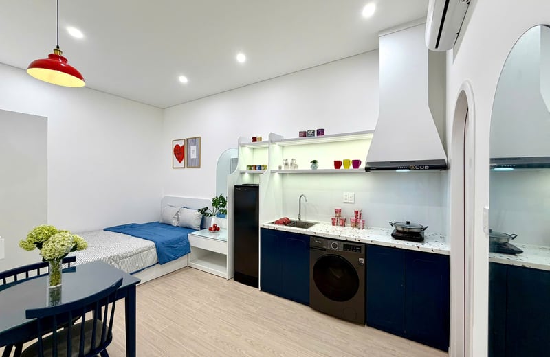 Аренда новой, светлой студии, Кхюэ Ми, Дананг, Вьетнам